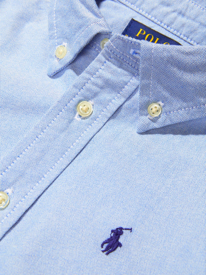 Ralph Lauren 男童蓝色徽标衬衫