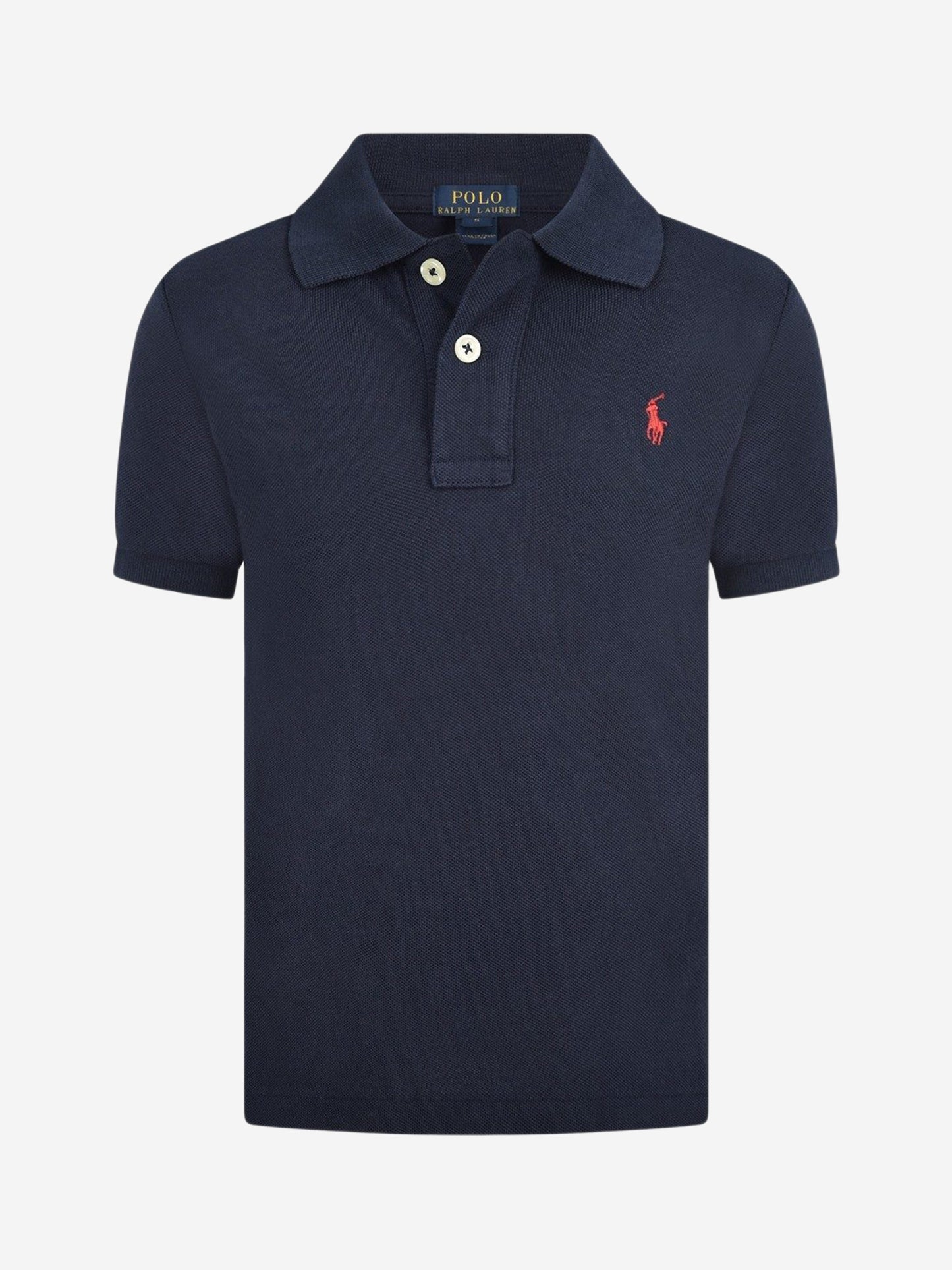 Ralph Lauren 男童海军蓝徽标 Polo 衫