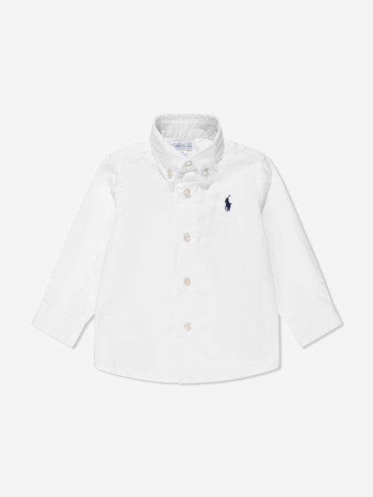 Ralph Lauren 男婴修身牛津衬衫