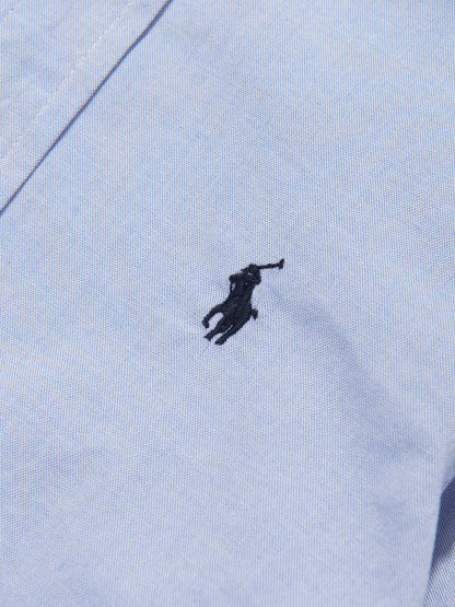 Ralph Lauren 男童修身牛津衬衫（蓝色）