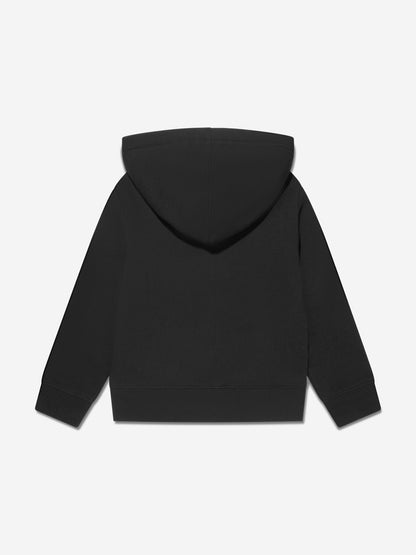 Ralph Lauren Boys Logo Zip Up Hoodie in Black