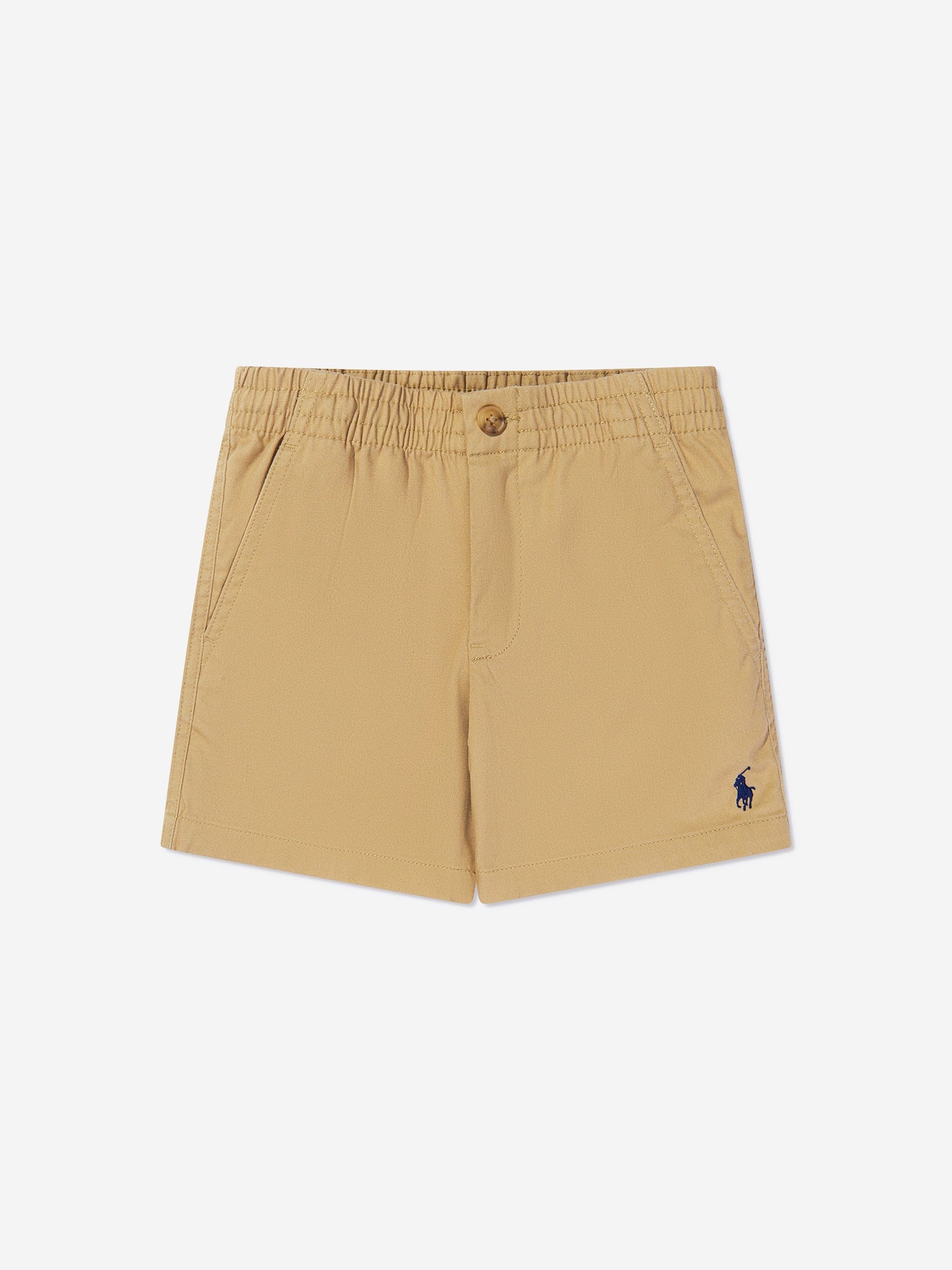 Ralph Lauren 男童米色斜纹棉布短裤