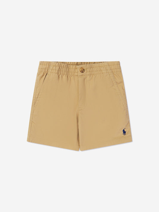 Ralph Lauren 男童米色斜纹棉布短裤