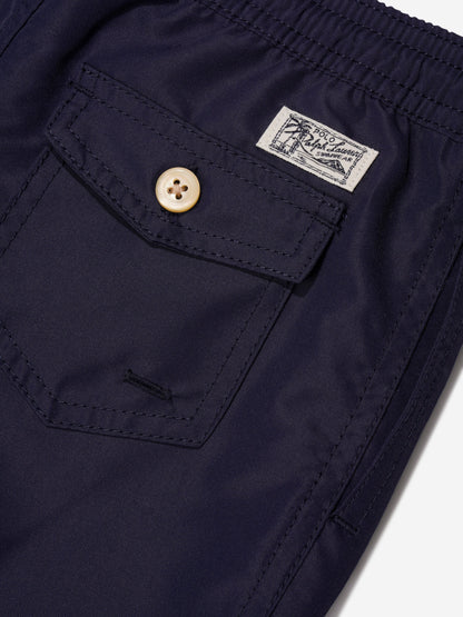 Ralph Lauren 男童海军蓝徽标泳裤