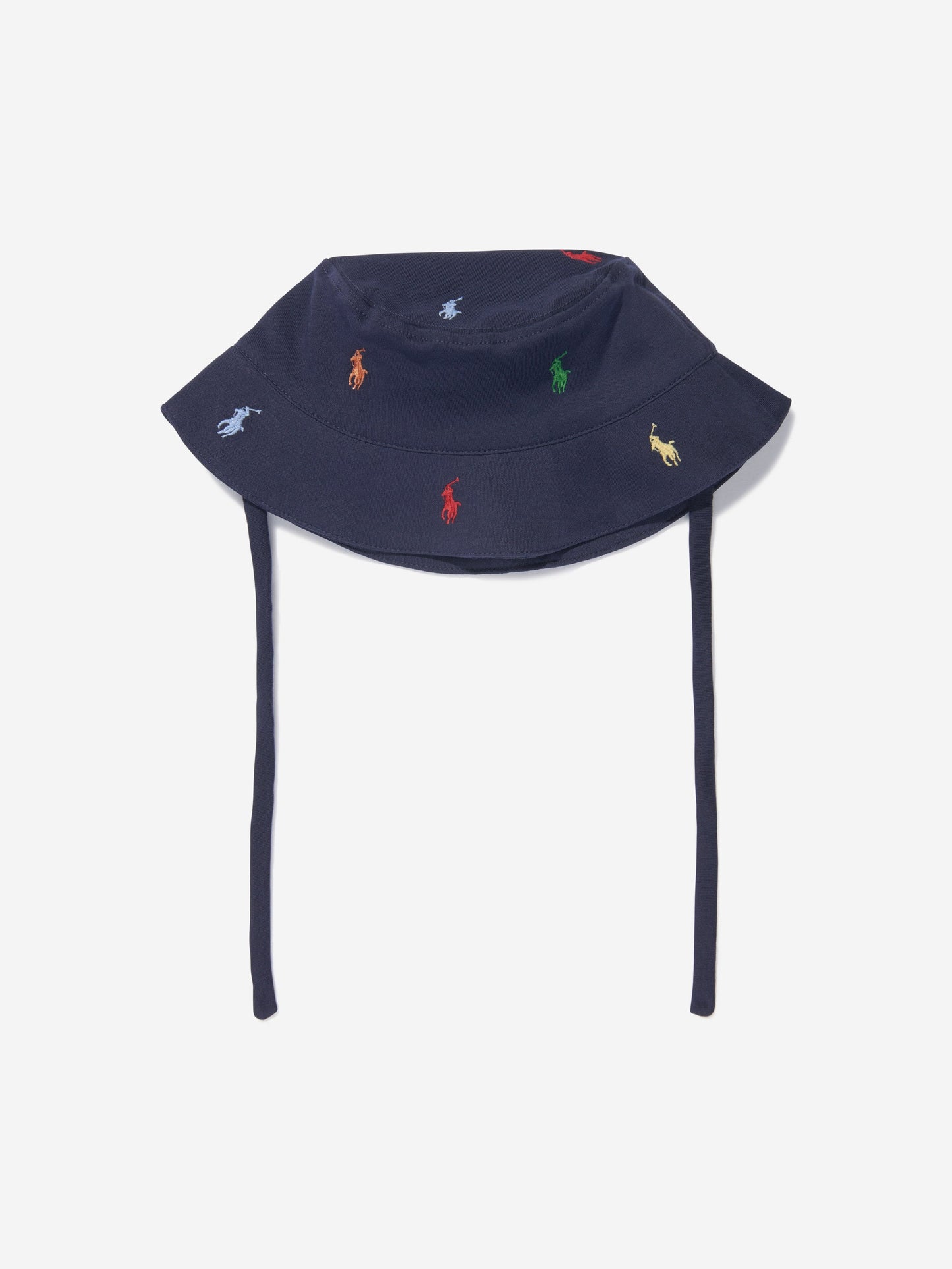 Ralph Lauren Baby Boys Logo Sun Hat in Navy