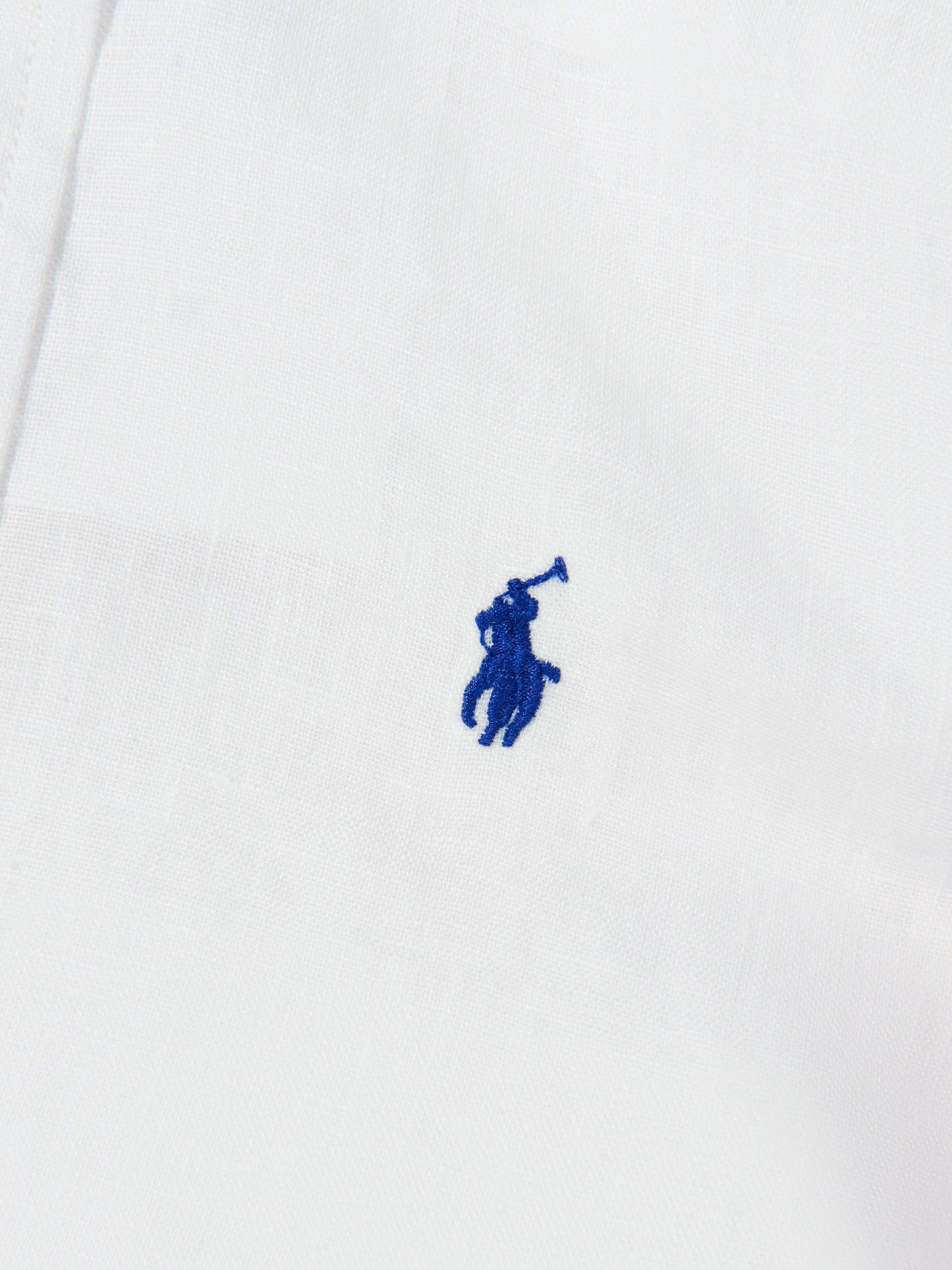 Ralph Lauren 男童白色亚麻衬衫