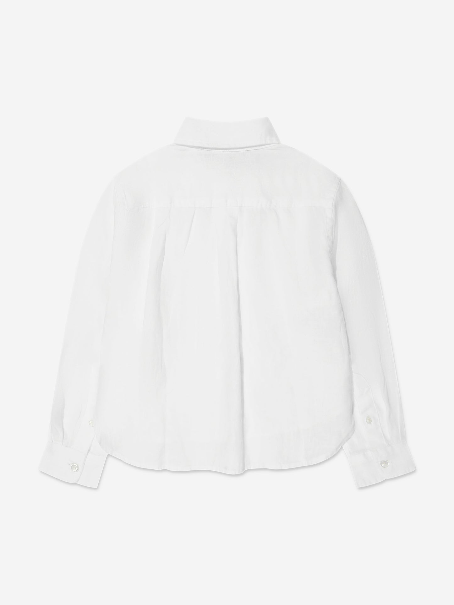 Ralph Lauren 女童白色徽标衬衫