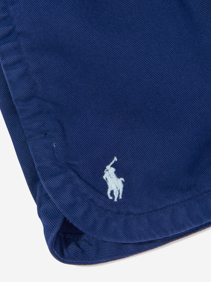 Ralph Lauren 女童 Prepster Logo 短裤（海军蓝）
