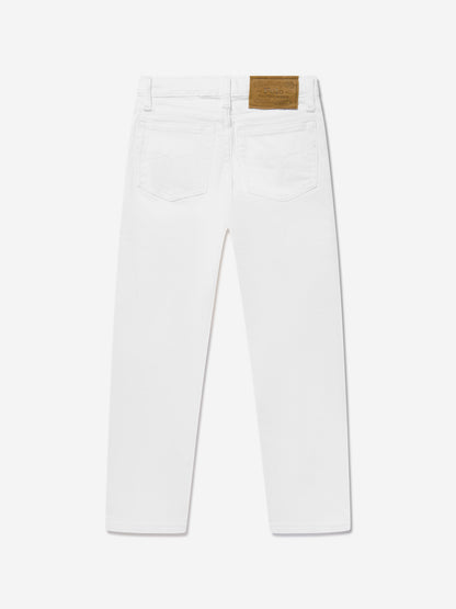 Ralph Lauren 男童修身 Sullivan 牛仔裤（白色）