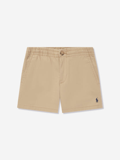 Ralph Lauren 男童米色斜纹棉布短裤