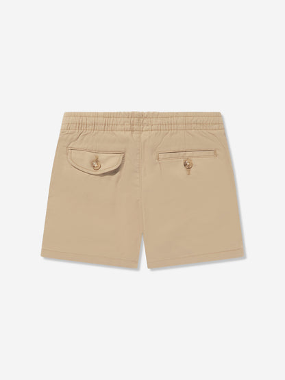Ralph Lauren 男童米色斜纹棉布短裤
