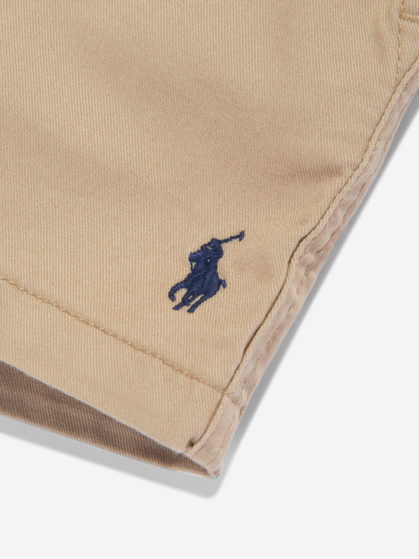 Ralph Lauren 男童米色斜纹棉布短裤