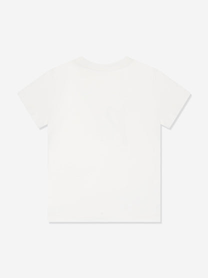 男童白色 Polo T 恤