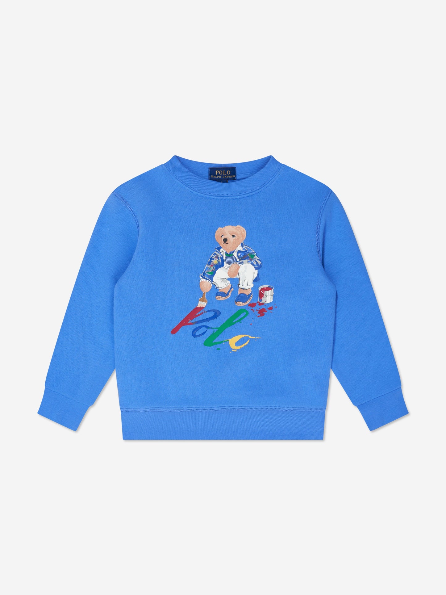 男童蓝色 Polo Bear 运动衫