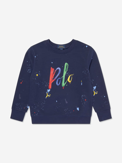 海军蓝男童 Polo 衫