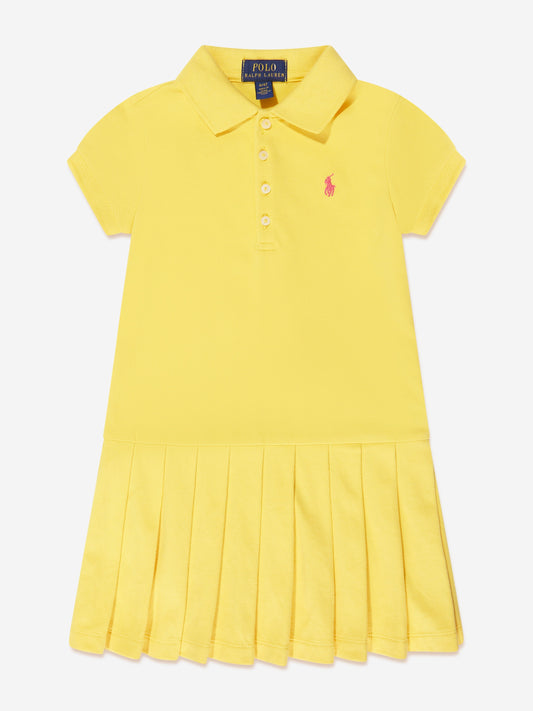 女童黄色 Polo 衫
