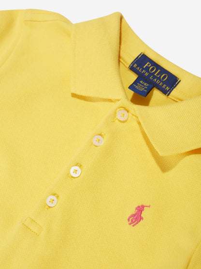 女童黄色 Polo 衫