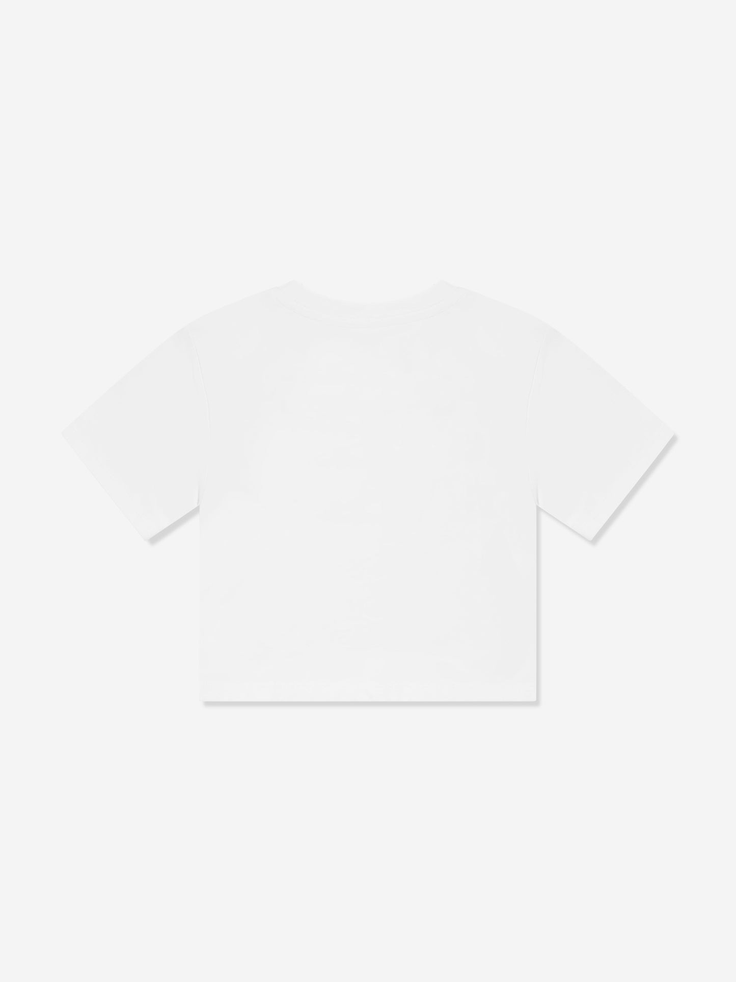 女孩白色 Polo T 恤