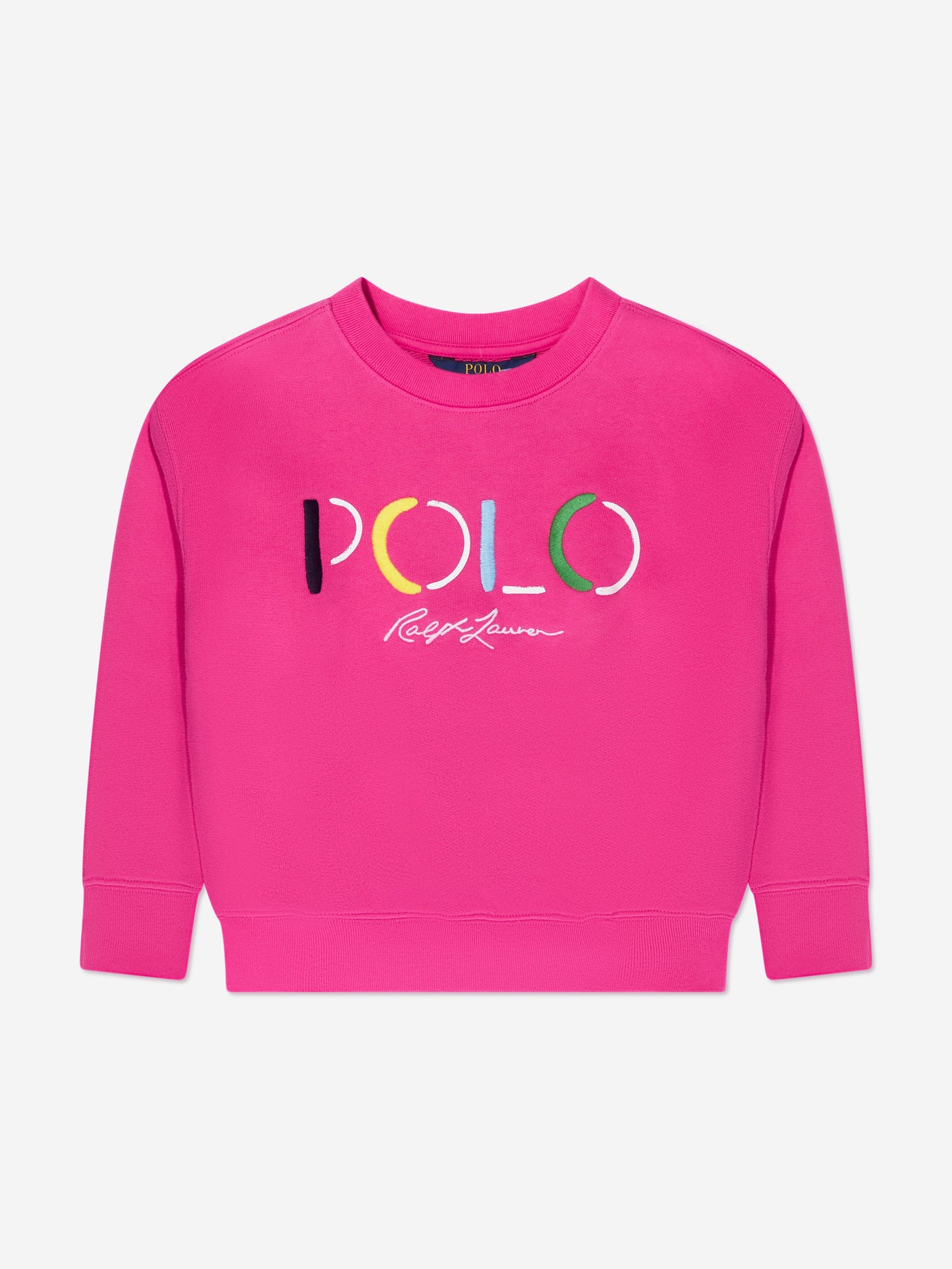 女童粉色 Polo 衫