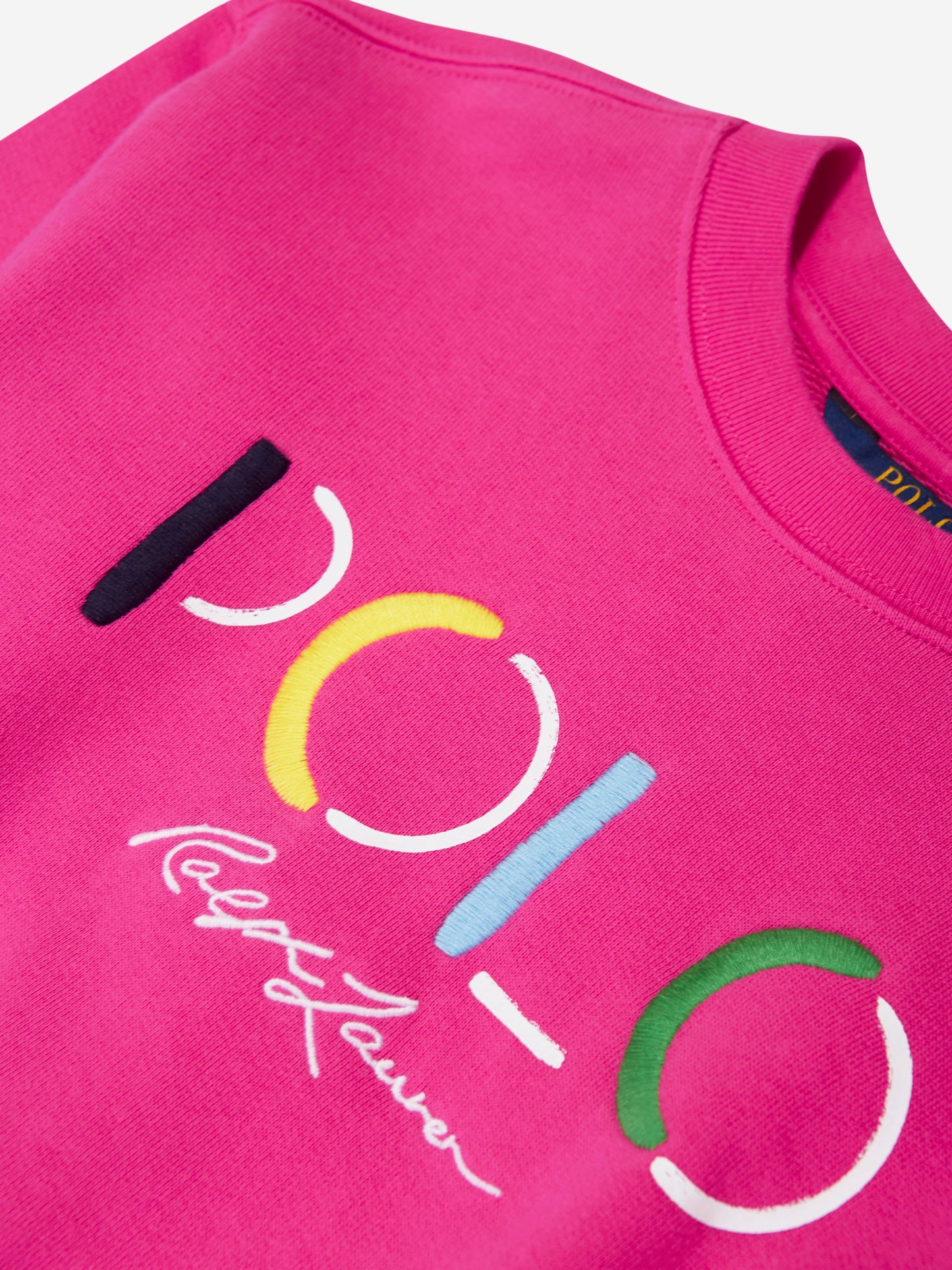 女童粉色 Polo 衫