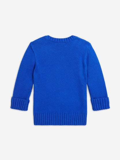 男婴蓝色 Polo Bear 套头衫