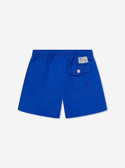 男童蓝色 Polo Bear 泳裤