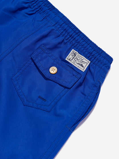 男童蓝色 Polo Bear 泳裤