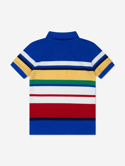 男童条纹 Polo 衫（多色）