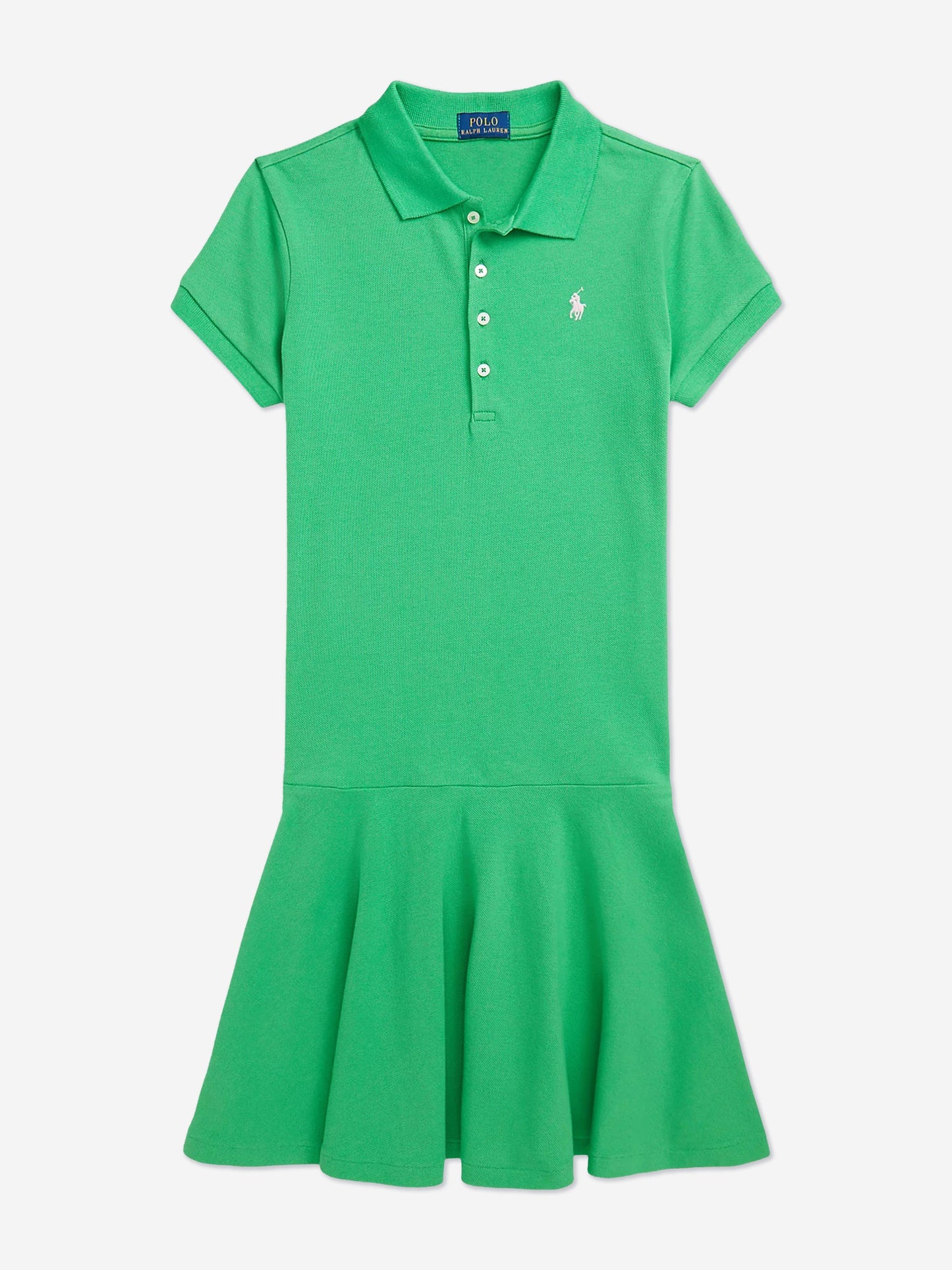 Ralph Lauren 女童绿色 Polo 连衣裙