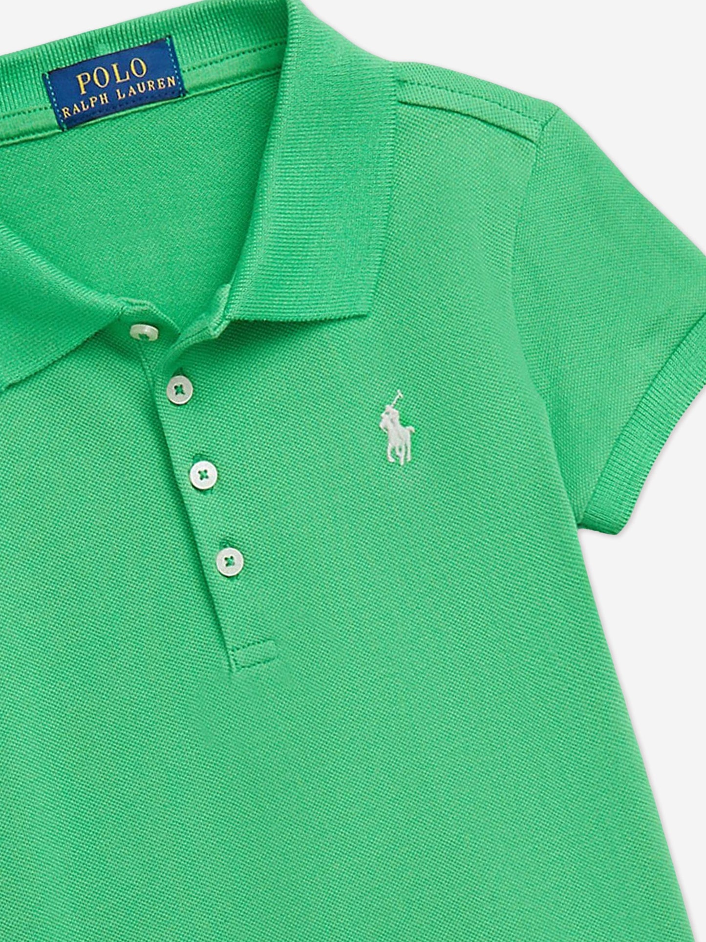 Ralph Lauren 女童绿色 Polo 连衣裙