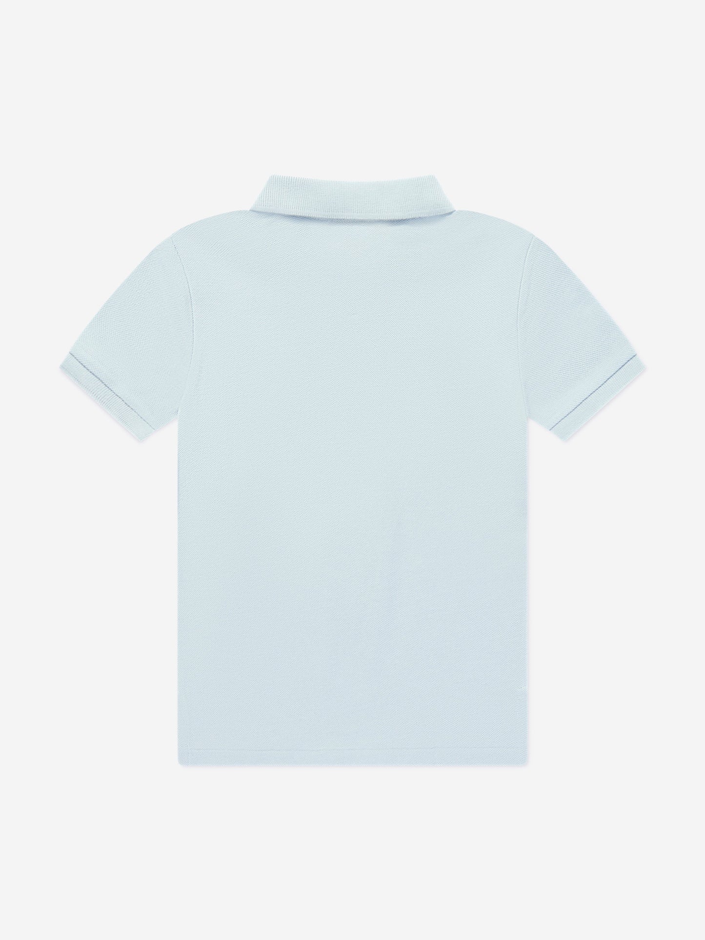 男童蓝色徽标 Polo 衫