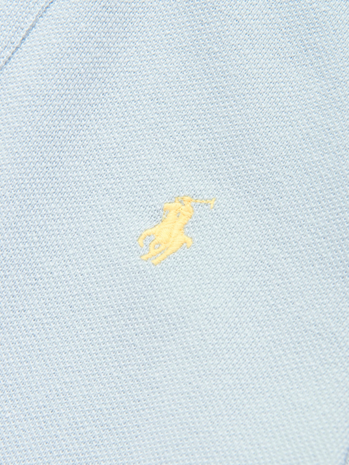 男童蓝色徽标 Polo 衫