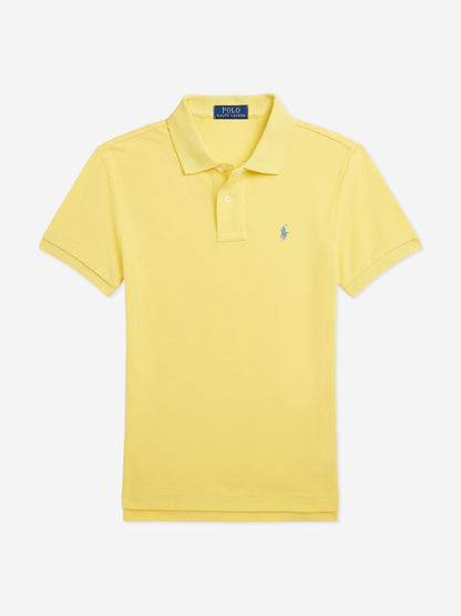 Ralph Lauren 男童修身 Polo 衫（黄色）