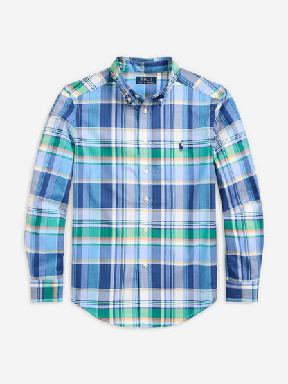 Ralph Lauren 男童多色格纹衬衫