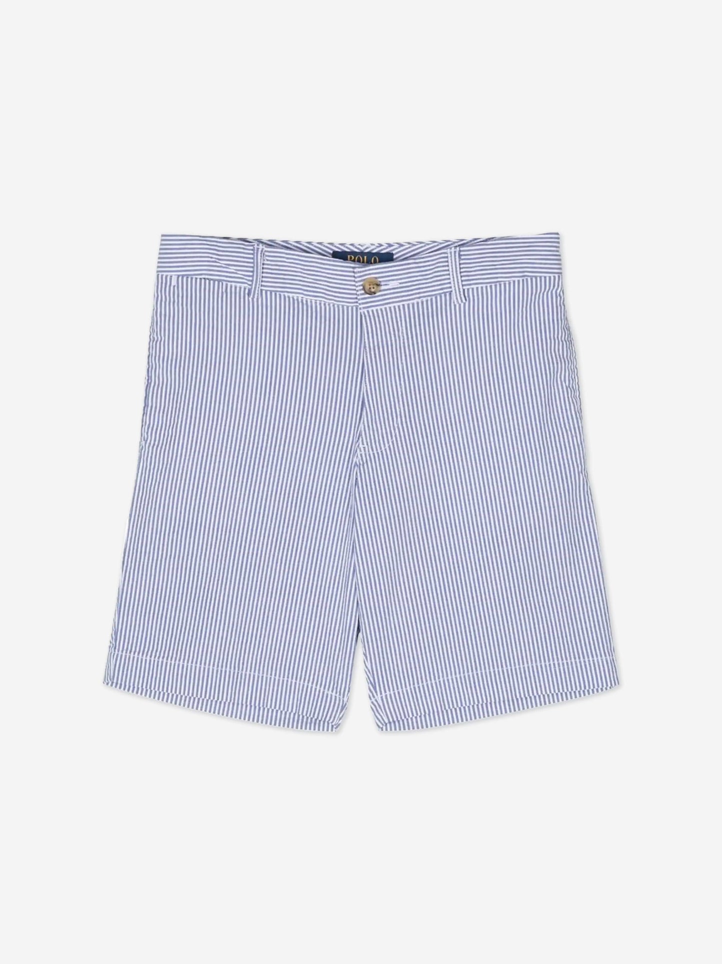 Ralph Lauren 男童泡泡纱学院风短裤（蓝色）