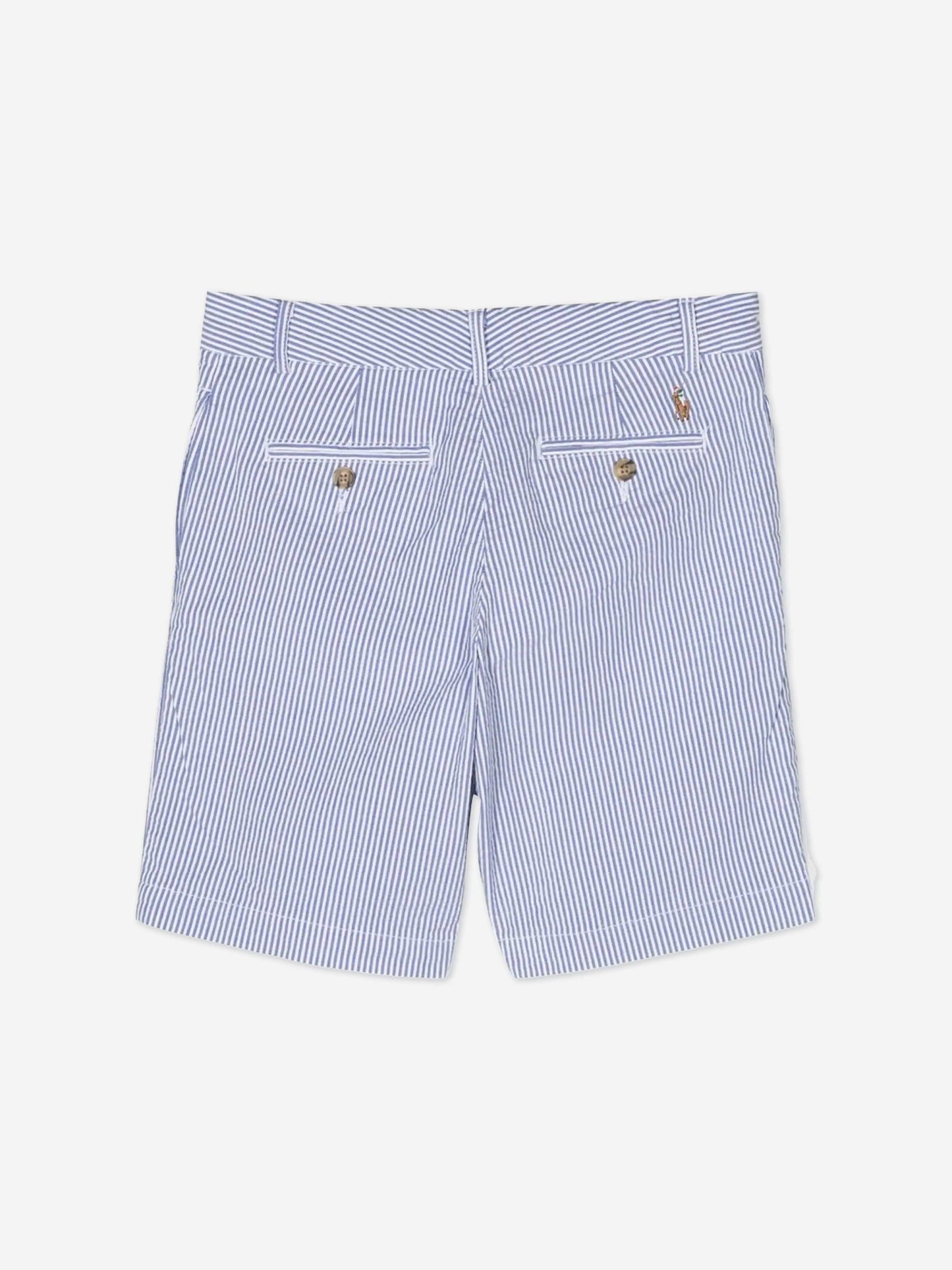 Ralph Lauren 男童泡泡纱学院风短裤（蓝色）