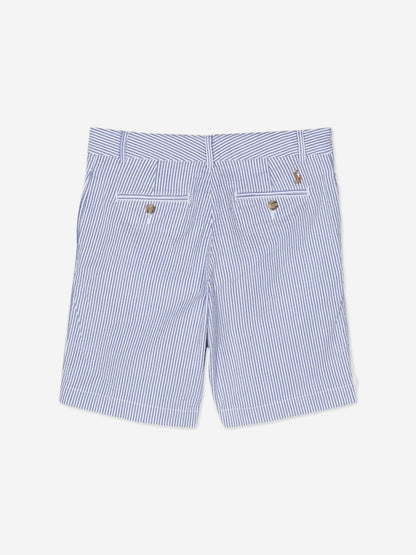 Ralph Lauren 男童泡泡纱学院风短裤（蓝色）
