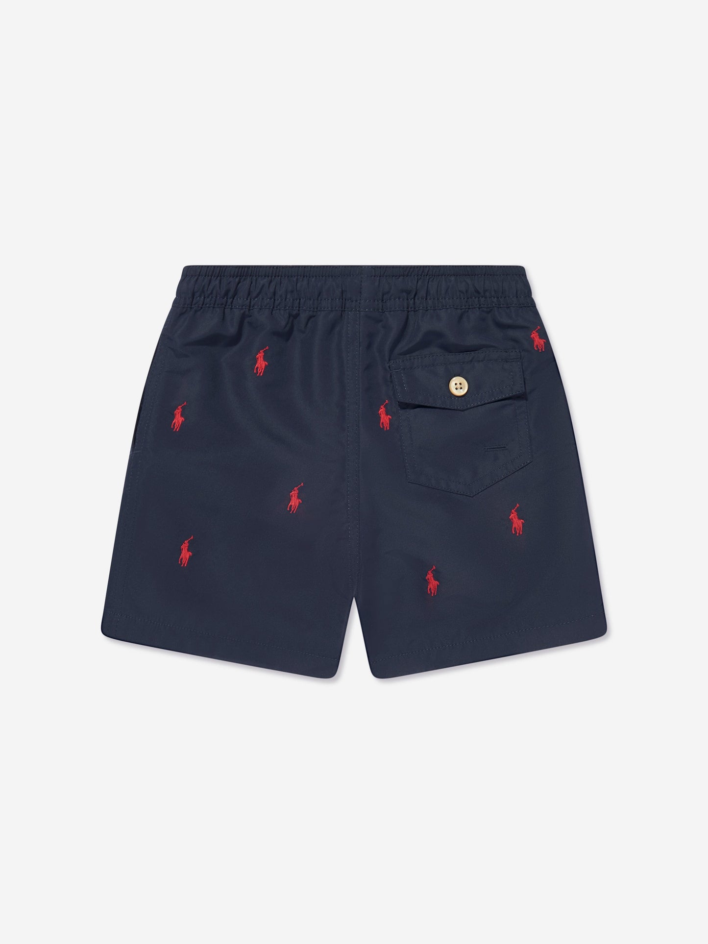 Ralph Lauren 男童海军蓝徽标泳裤