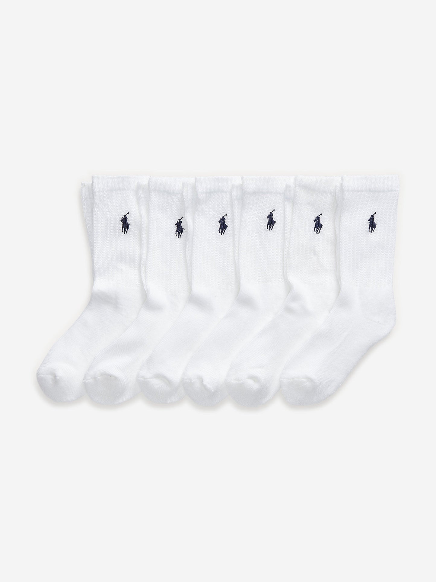 Ralph Lauren 男童运动袜 6 双装 白色