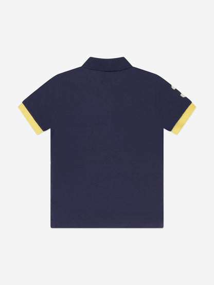 Ralph Lauren 男童海军蓝条纹 Polo 衫