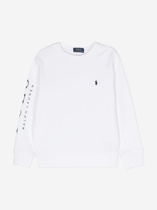 Ralph Lauren 男童白色 Polo 衫