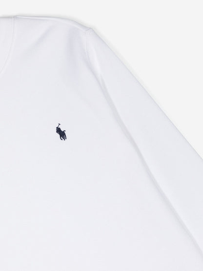 Ralph Lauren 男童白色 Polo 衫