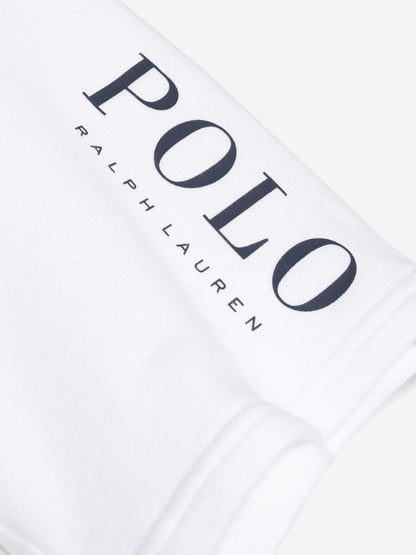 Ralph Lauren 男童白色 Polo 短裤