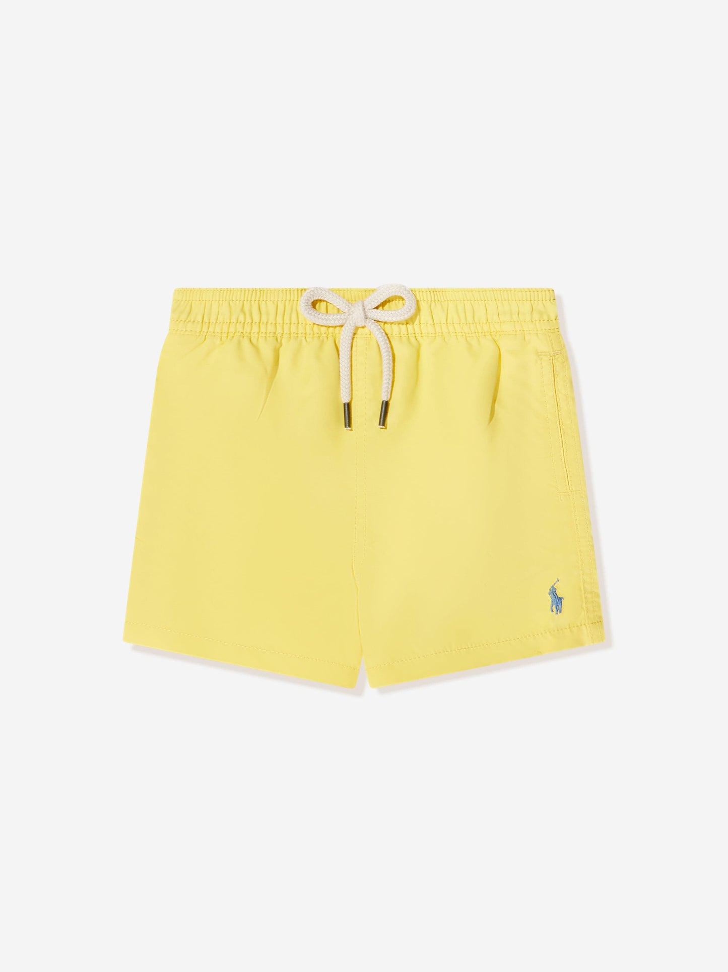 Ralph Lauren 男童黄色徽标泳裤