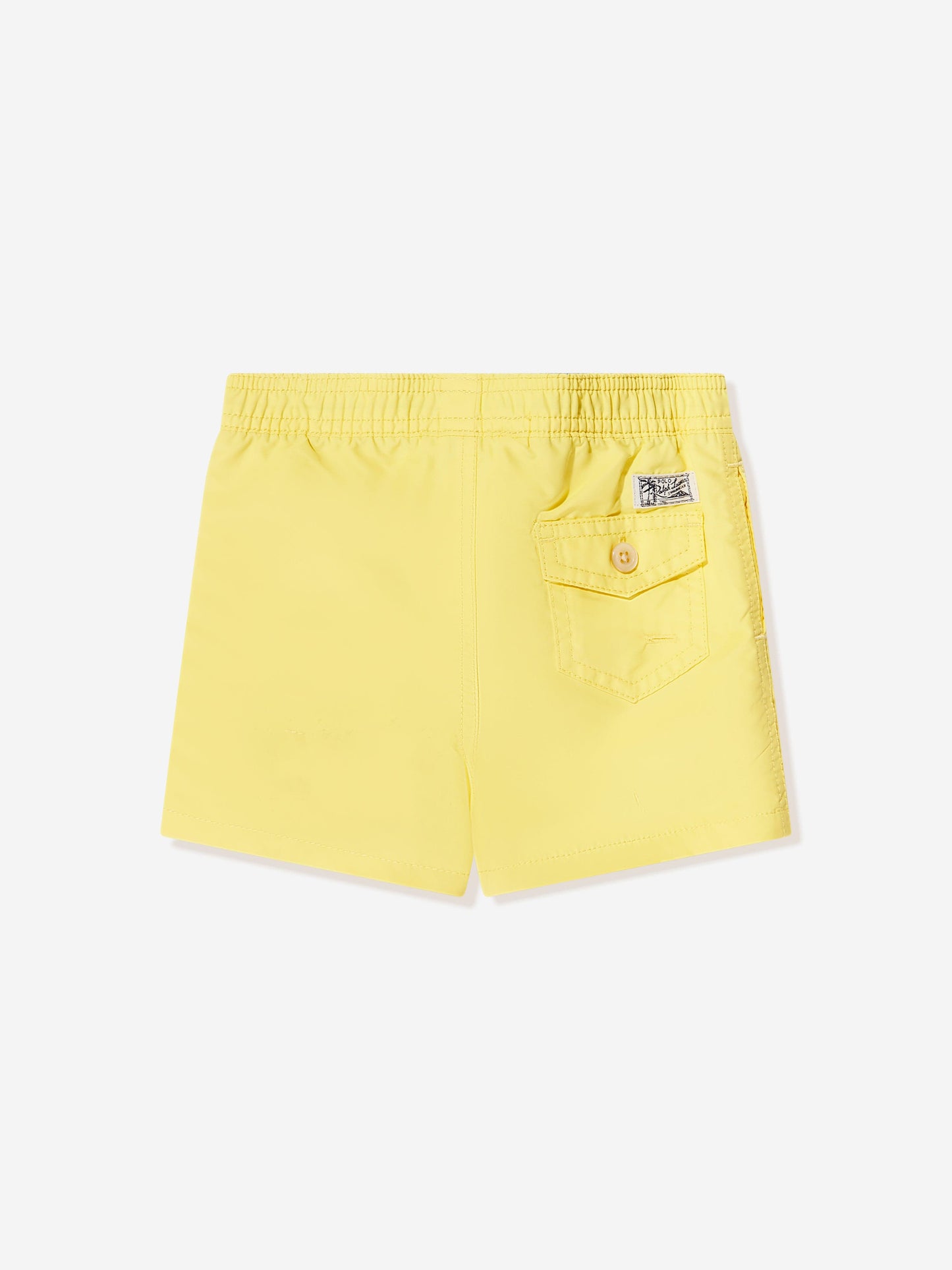 Ralph Lauren 男童黄色徽标泳裤