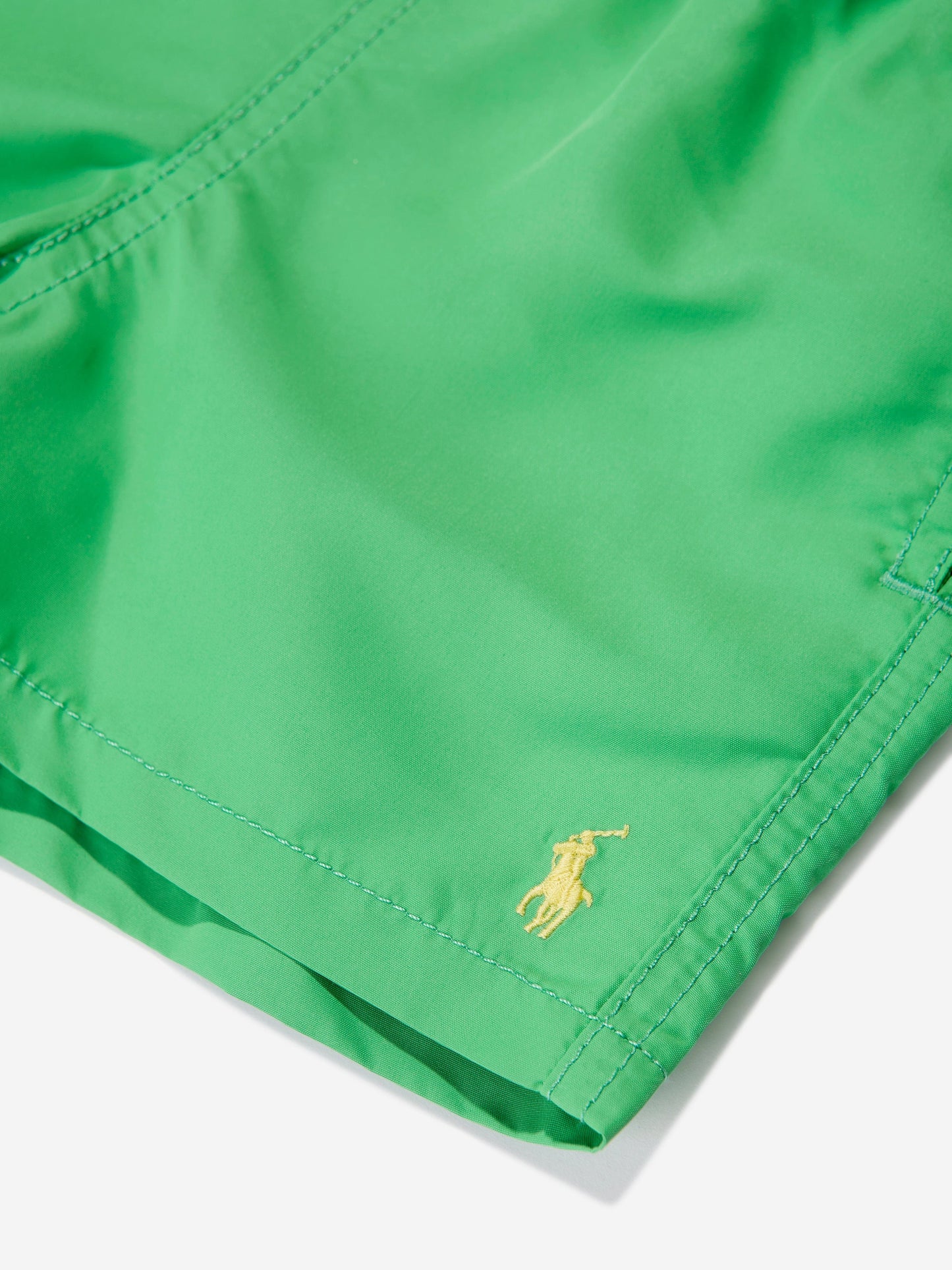 Ralph Lauren 男童绿色徽标泳裤