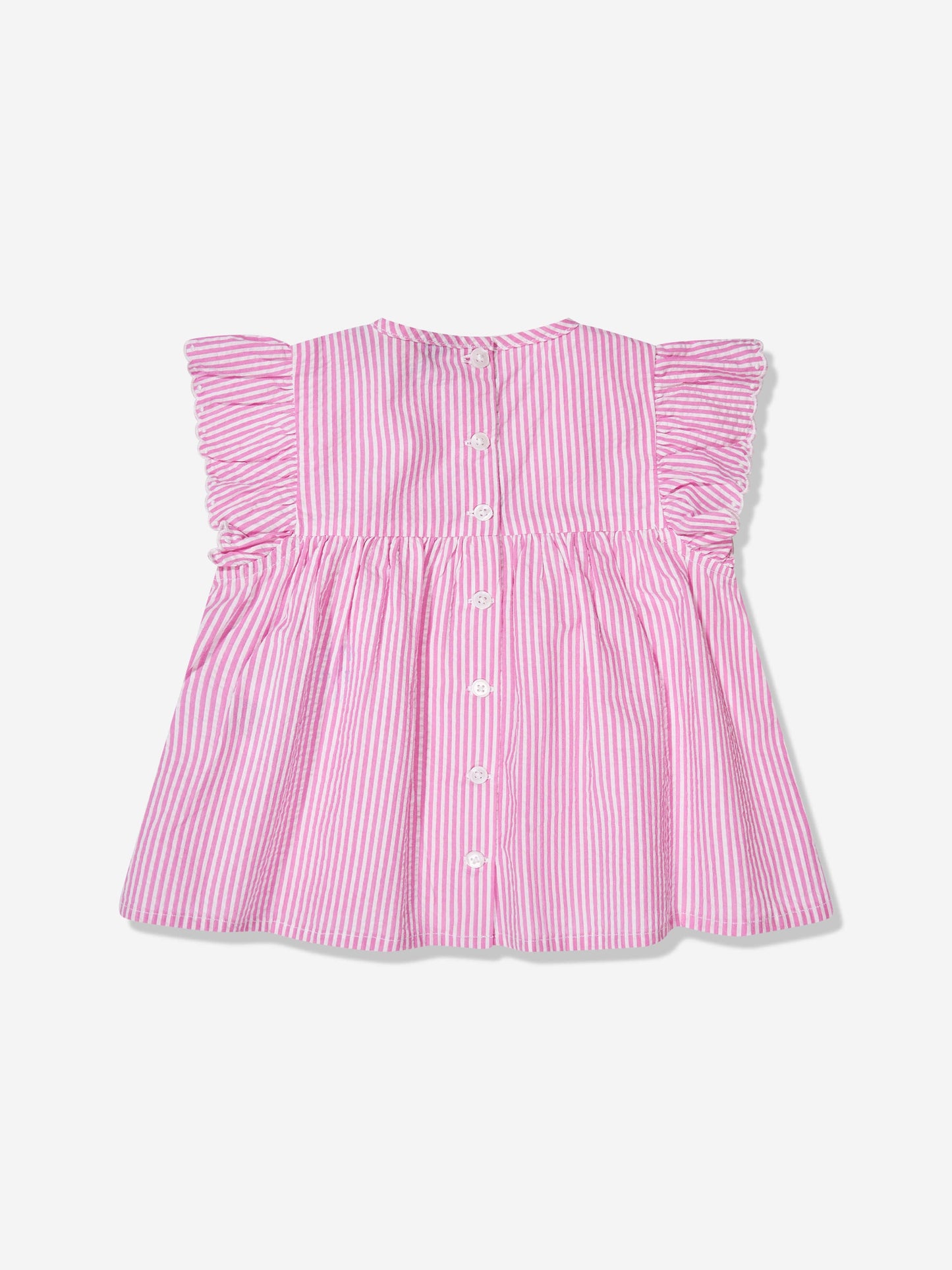 Ralph Lauren 女童粉色条纹衬衫