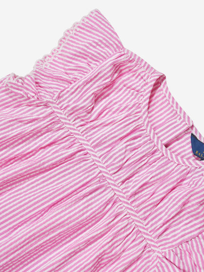 Ralph Lauren 女童粉色条纹衬衫