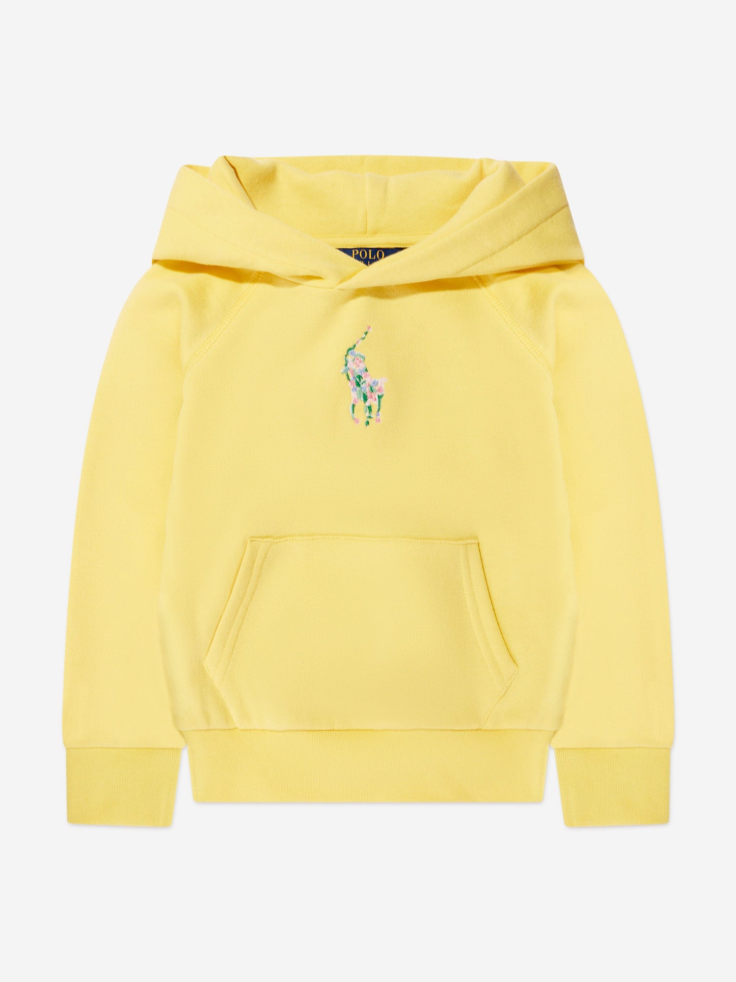 Ralph Lauren 女童黄色徽标连帽衫