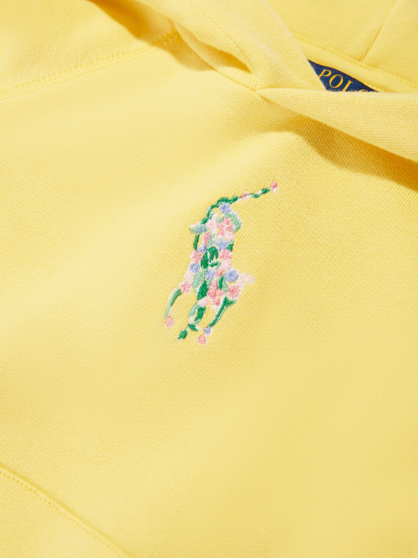 Ralph Lauren 女童黄色徽标连帽衫
